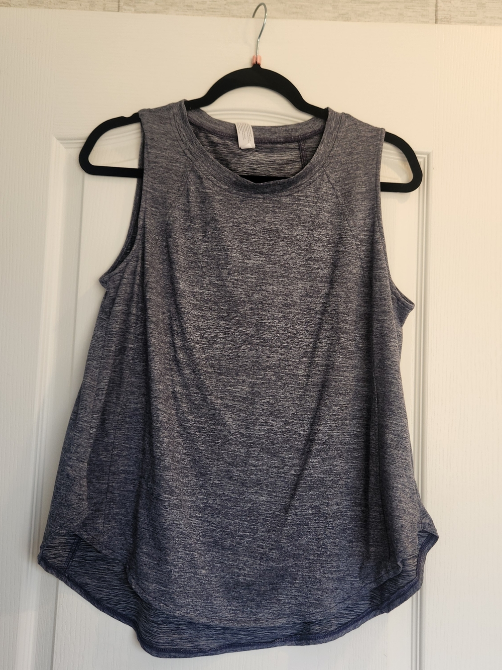 Yogalicious Heathered Charcoal Sleeveless Tank Top M Euc